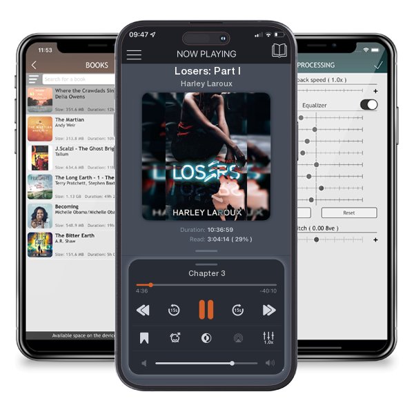 Download fo free audiobook Losers: Part I by Harley Laroux and listen anywhere on your iOS devices in the ListenBook app.