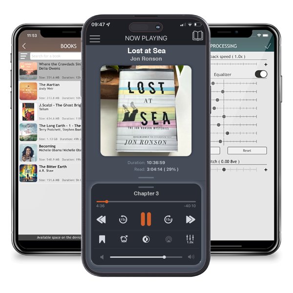 Download fo free audiobook Lost at Sea by Jon Ronson and listen anywhere on your iOS devices in the ListenBook app.