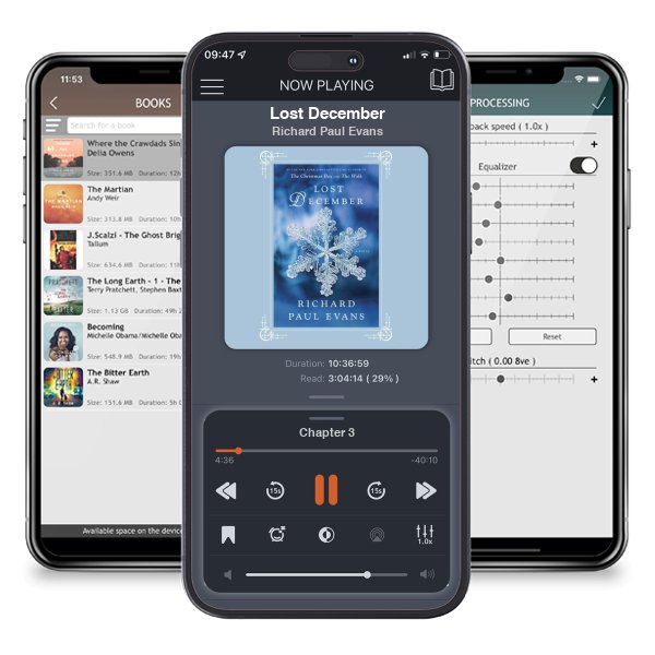 Download fo free audiobook Lost December by Richard Paul Evans and listen anywhere on your iOS devices in the ListenBook app.
