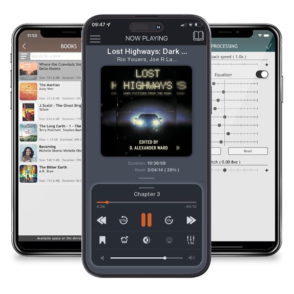 Download fo free audiobook Lost Highways: Dark Fictions From the Road by Rio Youers, Joe R Lansdale, et al. and listen anywhere on your iOS devices in the ListenBook app.