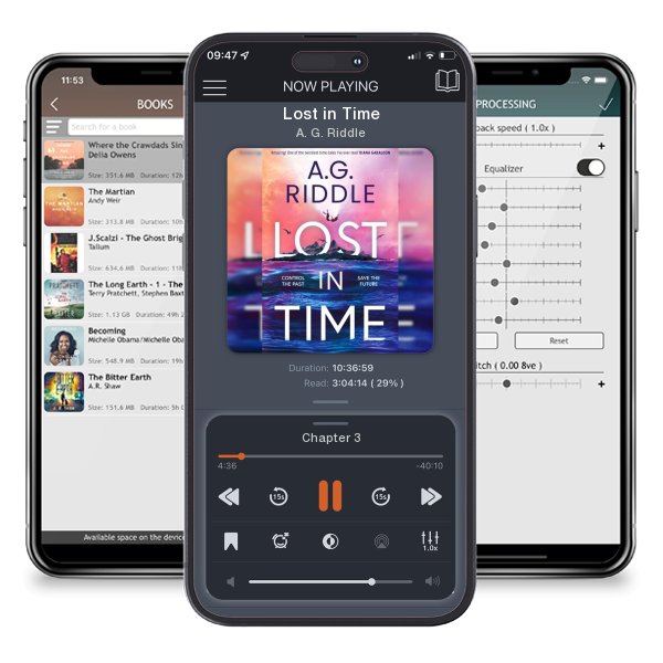 Download fo free audiobook Lost in Time by A. G. Riddle and listen anywhere on your iOS devices in the ListenBook app.