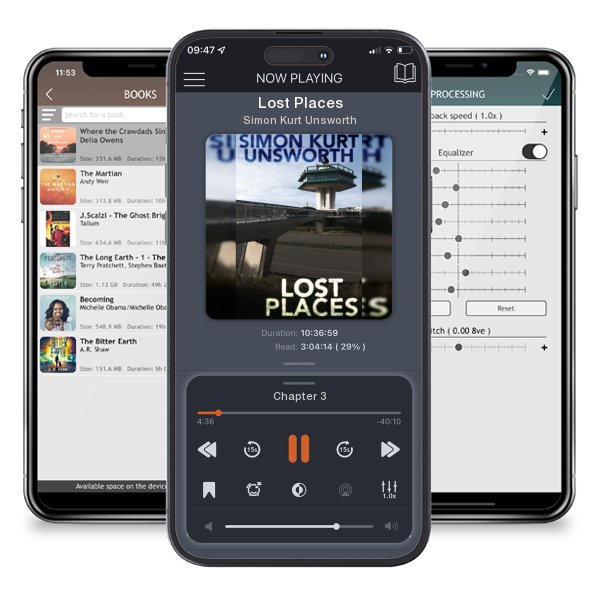Download fo free audiobook Lost Places by Simon Kurt Unsworth and listen anywhere on your iOS devices in the ListenBook app.