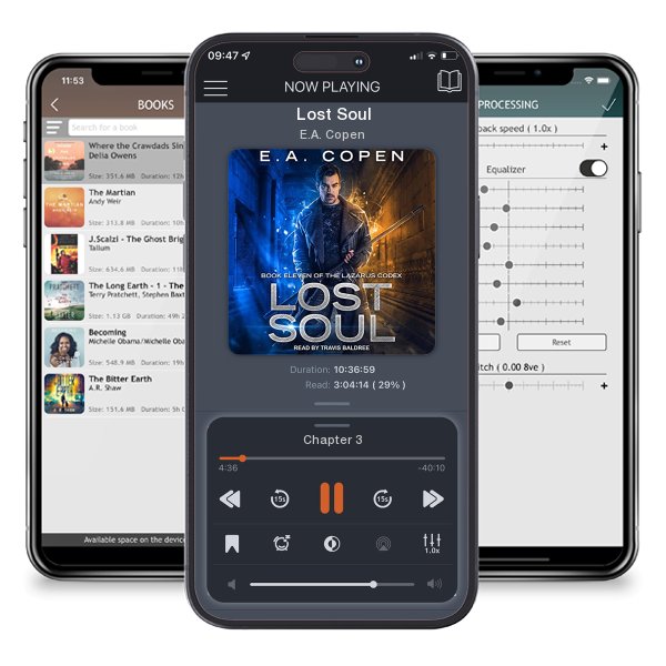Download fo free audiobook Lost Soul by E.A. Copen and listen anywhere on your iOS devices in the ListenBook app.
