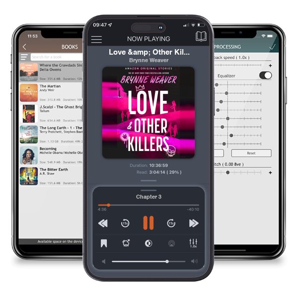 Download fo free audiobook Love & Other Killers by Brynne Weaver and listen anywhere on your iOS devices in the ListenBook app.