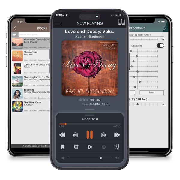 Download fo free audiobook Love and Decay: Volume 1, Episodes 1-6 by Rachel Higginson and listen anywhere on your iOS devices in the ListenBook app.
