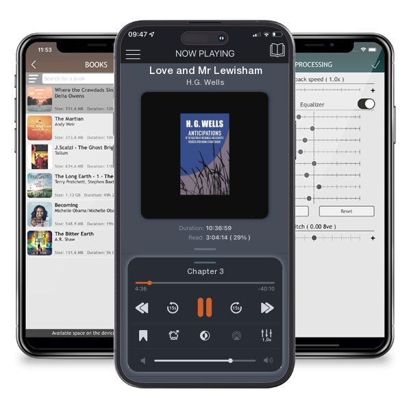 Download fo free audiobook Love and Mr Lewisham by H.G. Wells and listen anywhere on your iOS devices in the ListenBook app.