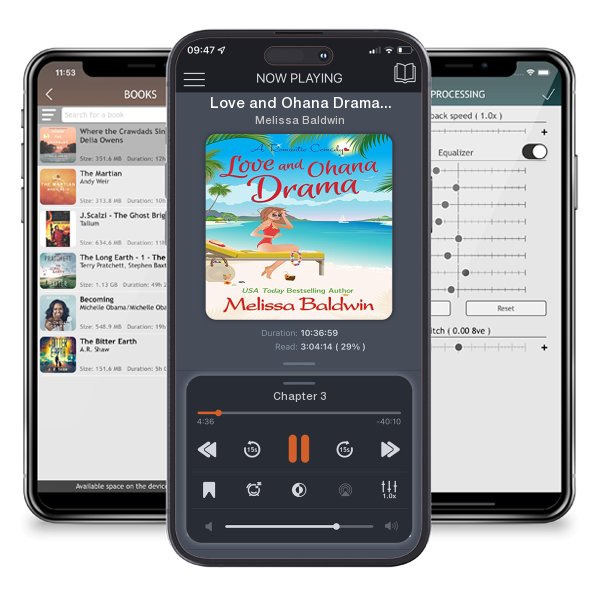 Download fo free audiobook Love and Ohana Drama: A Romantic Comedy by Melissa Baldwin and listen anywhere on your iOS devices in the ListenBook app.