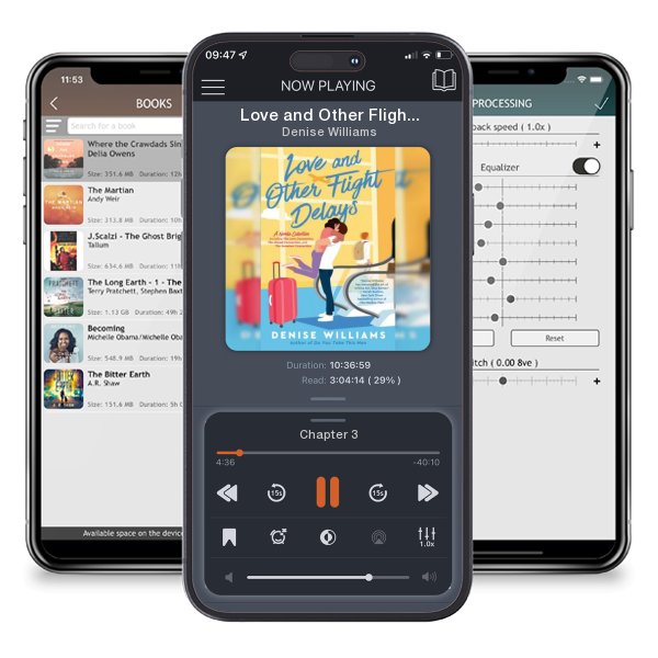 Download fo free audiobook Love and Other Flight Delays by Denise Williams and listen anywhere on your iOS devices in the ListenBook app.