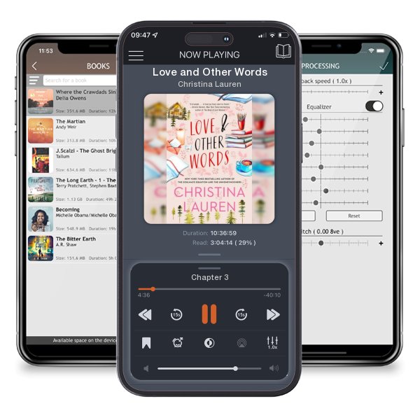 Download fo free audiobook Love and Other Words by Christina Lauren and listen anywhere on your iOS devices in the ListenBook app.
