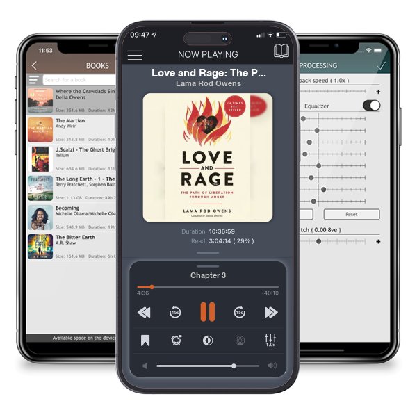 Download fo free audiobook Love and Rage: The Path of Liberation Through Anger by Lama Rod Owens and listen anywhere on your iOS devices in the ListenBook app.