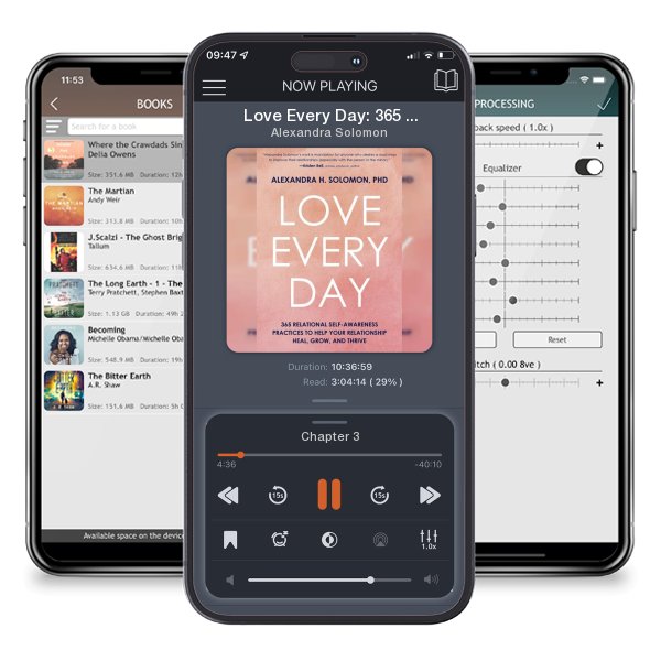 Download fo free audiobook Love Every Day: 365 Relational Self Awareness Practices to... by Alexandra Solomon and listen anywhere on your iOS devices in the ListenBook app.