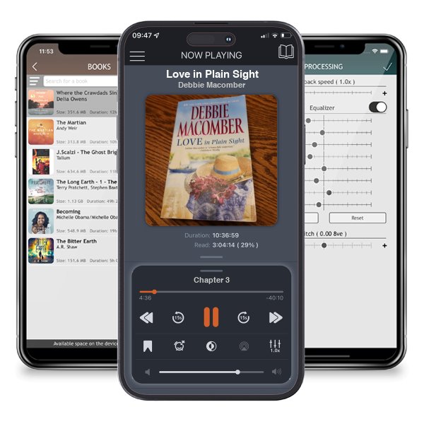 Download fo free audiobook Love in Plain Sight by Debbie Macomber and listen anywhere on your iOS devices in the ListenBook app.