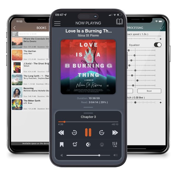 Download fo free audiobook Love Is a Burning Thing: A Memoir by Nina St Pierre and listen anywhere on your iOS devices in the ListenBook app.