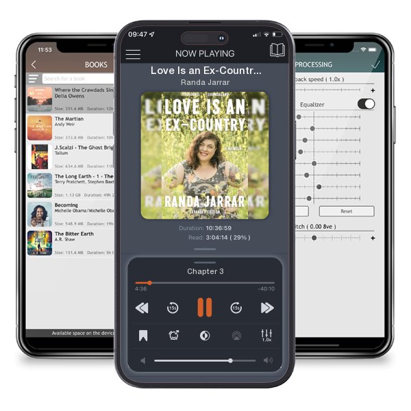 Download fo free audiobook Love Is an Ex-Country: A Memoir by Randa Jarrar and listen anywhere on your iOS devices in the ListenBook app.