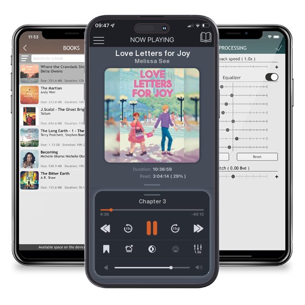 Download fo free audiobook Love Letters for Joy by Melissa See and listen anywhere on your iOS devices in the ListenBook app.