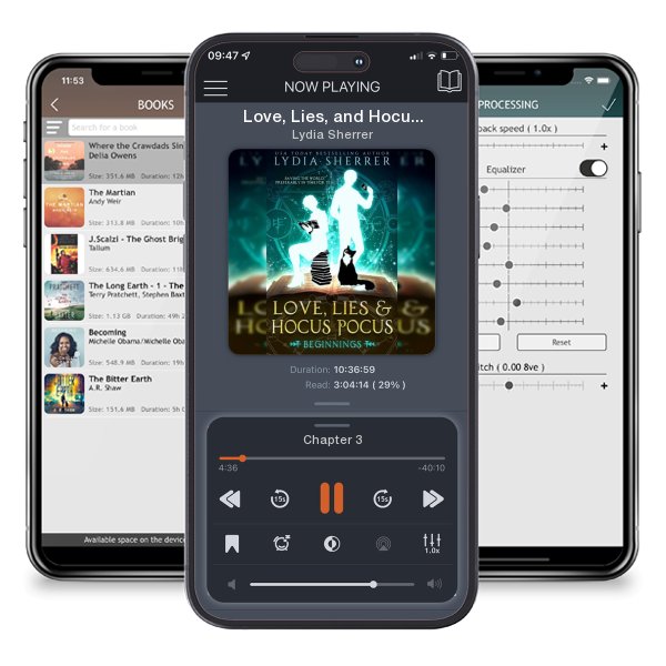 Download fo free audiobook Love, Lies, and Hocus Pocus Beginnings by Lydia Sherrer and listen anywhere on your iOS devices in the ListenBook app.