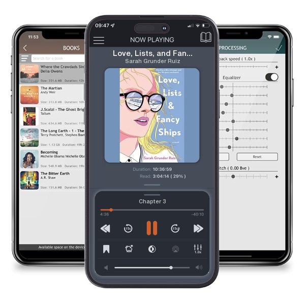 Download fo free audiobook Love, Lists, and Fancy Ships by Sarah Grunder Ruiz and listen anywhere on your iOS devices in the ListenBook app.