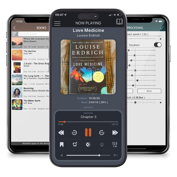 Download fo free audiobook Love Medicine by Louise Erdrich and listen anywhere on your iOS devices in the ListenBook app.