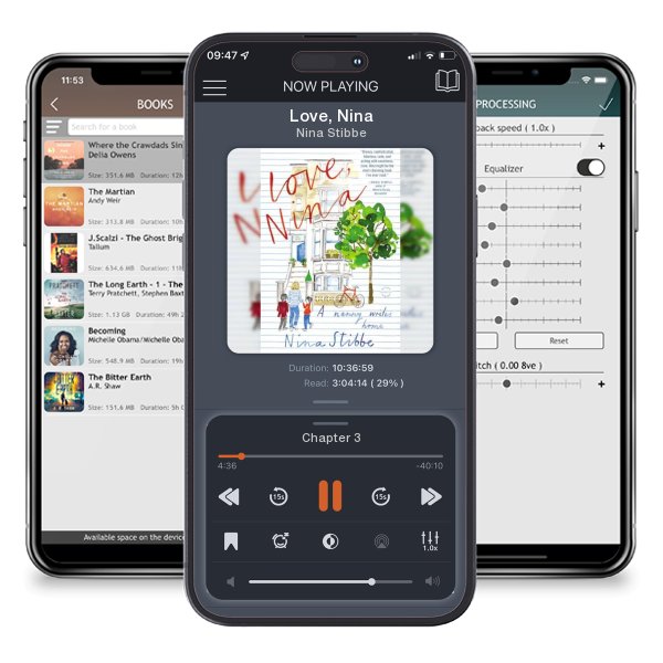 Download fo free audiobook Love, Nina by Nina Stibbe and listen anywhere on your iOS devices in the ListenBook app.