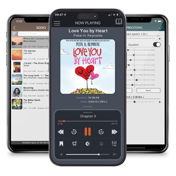 Download fo free audiobook Love You by Heart by Peter H. Reynolds and listen anywhere on your iOS devices in the ListenBook app.