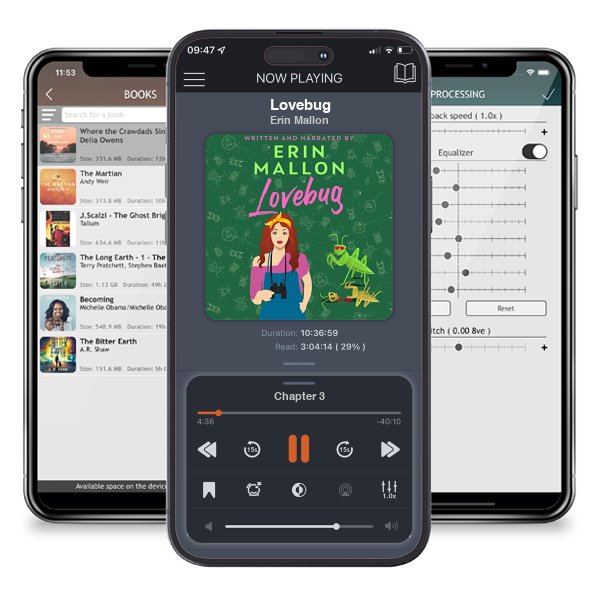 Download fo free audiobook Lovebug by Erin Mallon and listen anywhere on your iOS devices in the ListenBook app.