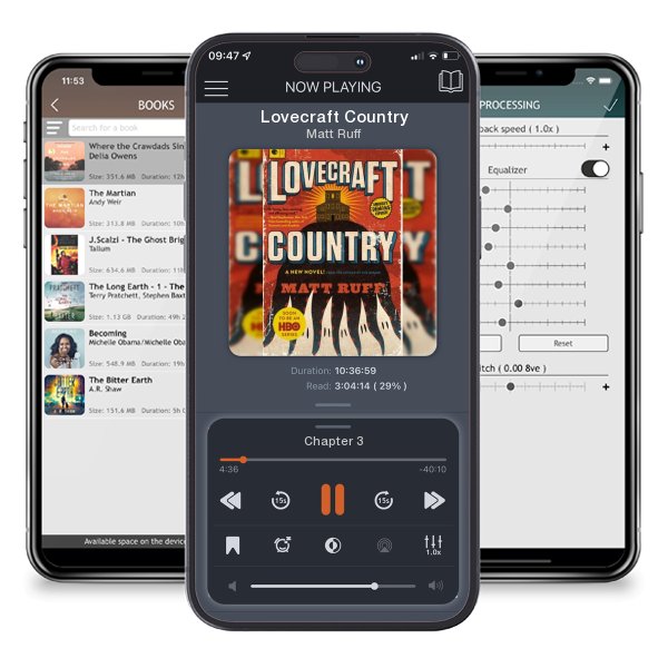 Download fo free audiobook Lovecraft Country by Matt Ruff and listen anywhere on your iOS devices in the ListenBook app.