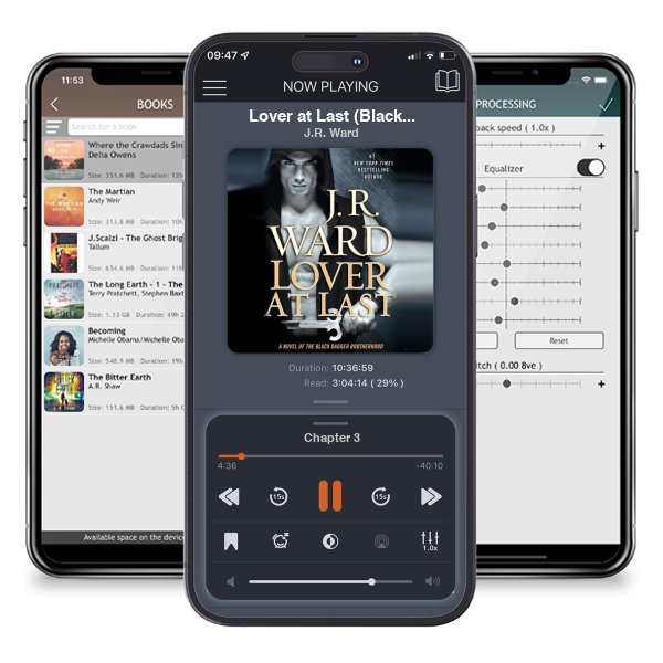 Download fo free audiobook Lover at Last (Black Dagger Brotherhood, #11) by J.R. Ward and listen anywhere on your iOS devices in the ListenBook app.
