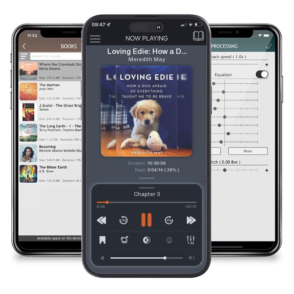 Download fo free audiobook Loving Edie: How a Dog Afraid of Everything Taught Me to Be... by Meredith May and listen anywhere on your iOS devices in the ListenBook app.
