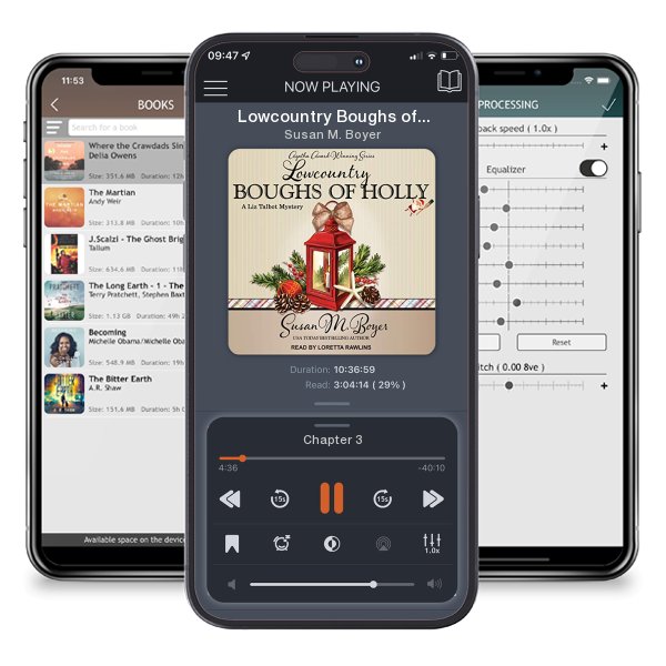 Download fo free audiobook Lowcountry Boughs of Holly by Susan M. Boyer and listen anywhere on your iOS devices in the ListenBook app.