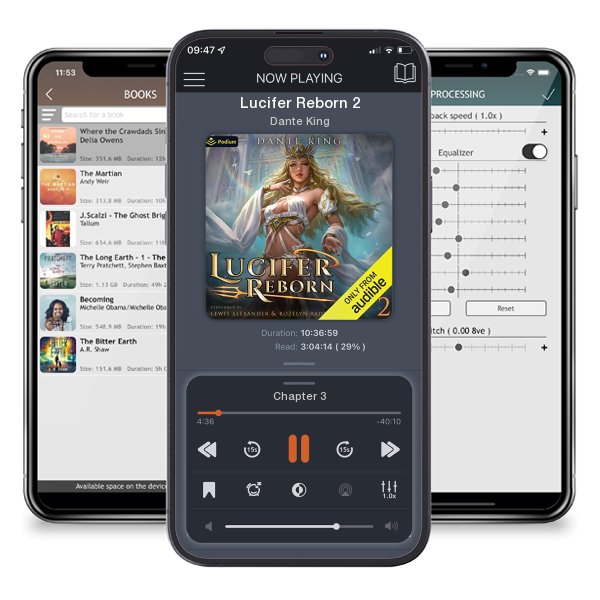 Download fo free audiobook Lucifer Reborn 2 by Dante King and listen anywhere on your iOS devices in the ListenBook app.