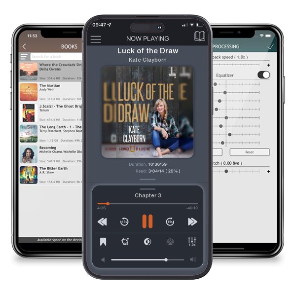 Download fo free audiobook Luck of the Draw by Kate Clayborn and listen anywhere on your iOS devices in the ListenBook app.