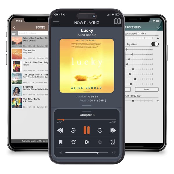 Download fo free audiobook Lucky by Alice Sebold and listen anywhere on your iOS devices in the ListenBook app.