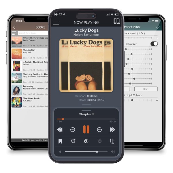 Download fo free audiobook Lucky Dogs by Helen Schulman and listen anywhere on your iOS devices in the ListenBook app.
