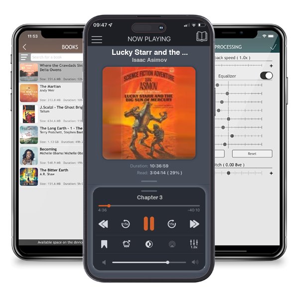 Download fo free audiobook Lucky Starr and the Big Sun of Mercury (Lucky Starr, #4) by Isaac Asimov and listen anywhere on your iOS devices in the ListenBook app.