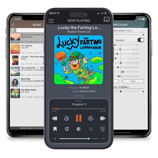 Download fo free audiobook Lucky the Farting Leprechaun by Humor Heals Us and listen anywhere on your iOS devices in the ListenBook app.