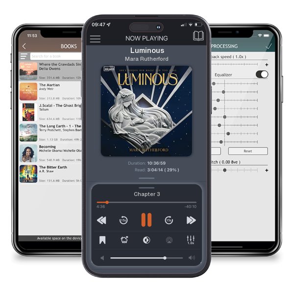 Download fo free audiobook Luminous by Mara Rutherford and listen anywhere on your iOS devices in the ListenBook app.