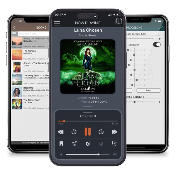 Download fo free audiobook Luna Chosen by Sara Snow and listen anywhere on your iOS devices in the ListenBook app.