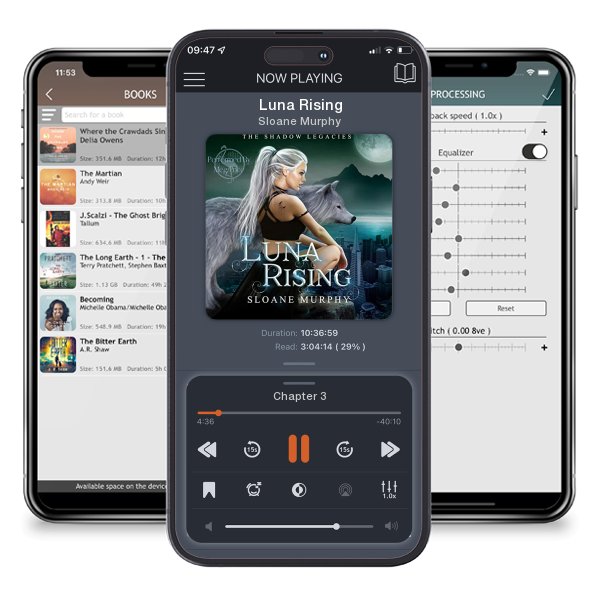 Download fo free audiobook Luna Rising by Sloane Murphy and listen anywhere on your iOS devices in the ListenBook app.