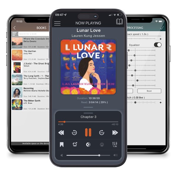 Download fo free audiobook Lunar Love by Lauren Kung Jessen and listen anywhere on your iOS devices in the ListenBook app.