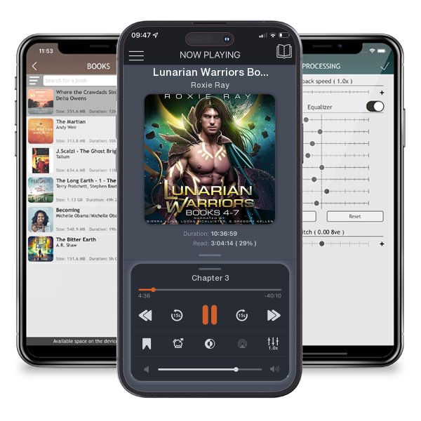 Download fo free audiobook Lunarian Warriors Books 4-7 by Roxie Ray and listen anywhere on your iOS devices in the ListenBook app.