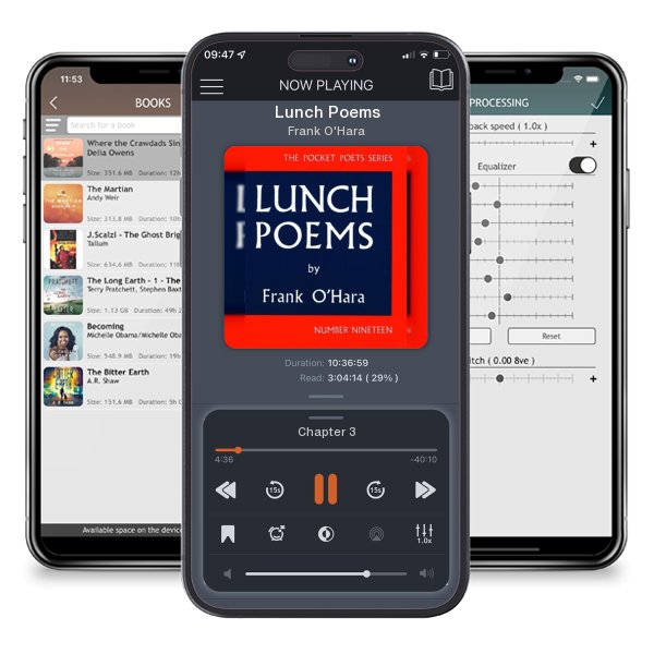 Download fo free audiobook Lunch Poems by Frank O'Hara and listen anywhere on your iOS devices in the ListenBook app.