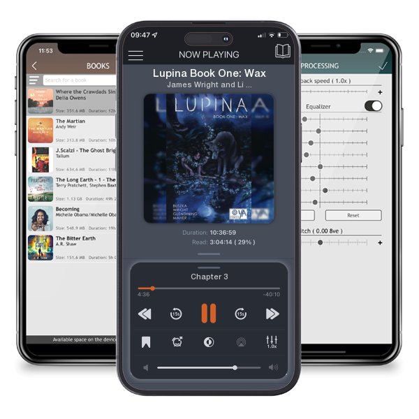 Download fo free audiobook Lupina Book One: Wax by James Wright and Li Buszka and listen anywhere on your iOS devices in the ListenBook app.