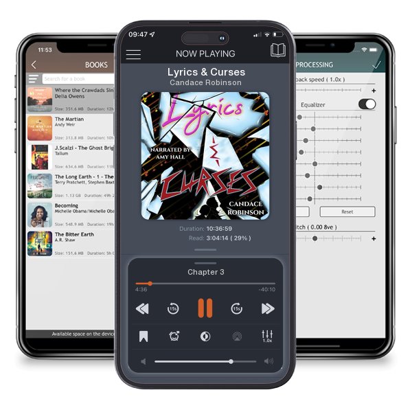 Download fo free audiobook Lyrics & Curses by Candace Robinson and listen anywhere on your iOS devices in the ListenBook app.