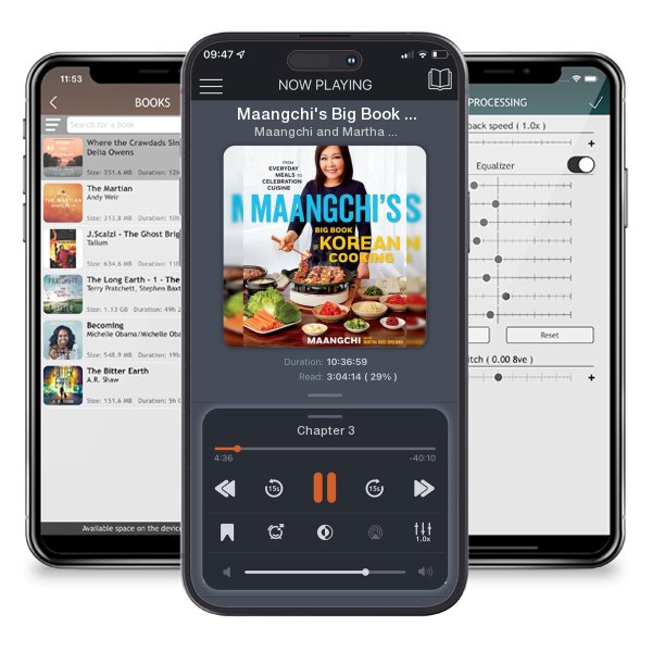 Download fo free audiobook Maangchi's Big Book of Korean Cooking: From Everyday Meals to... by Maangchi and Martha Rose Shulman and listen anywhere on your iOS devices in the ListenBook app.