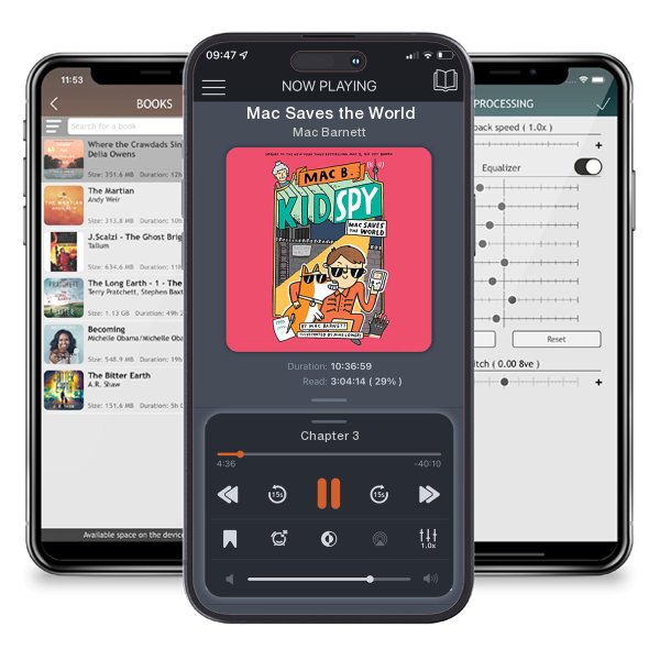 Download fo free audiobook Mac Saves the World by Mac Barnett and listen anywhere on your iOS devices in the ListenBook app.