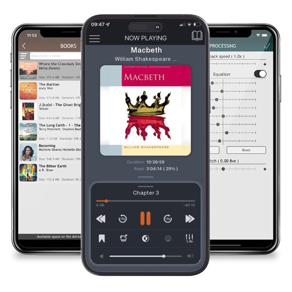 Download fo free audiobook Macbeth by William Shakespeare and Roma Gill and listen anywhere on your iOS devices in the ListenBook app.