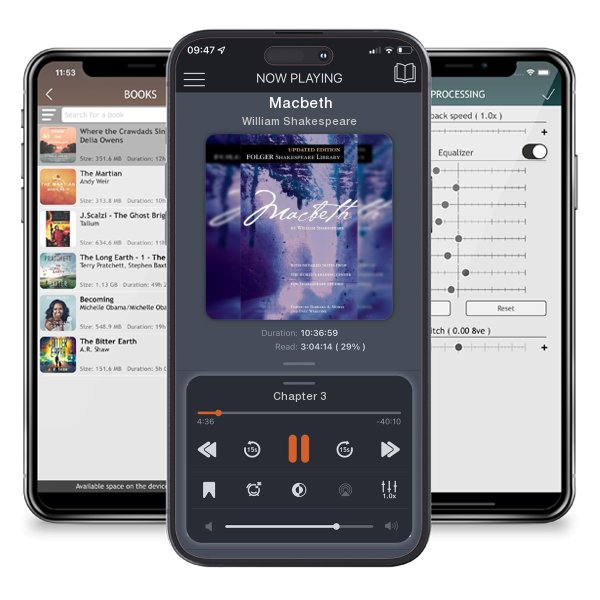 Download fo free audiobook Macbeth by William Shakespeare and listen anywhere on your iOS devices in the ListenBook app.