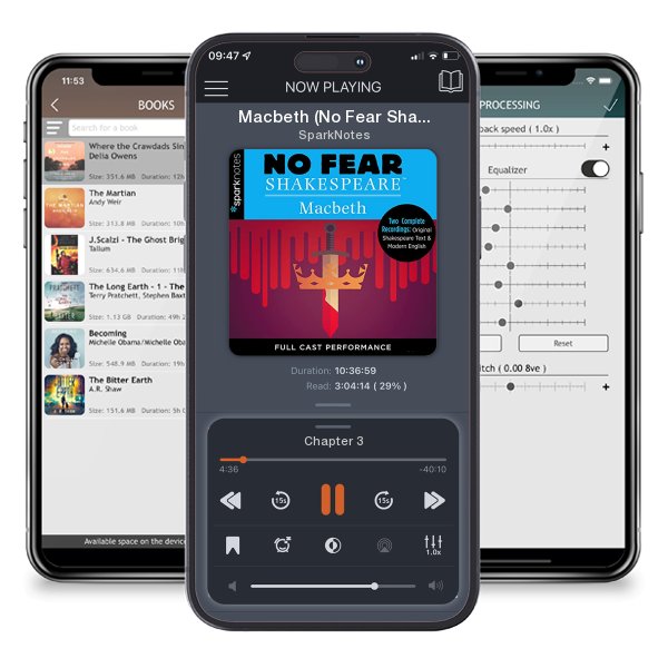 Download fo free audiobook Macbeth (No Fear Shakespeare) by SparkNotes and listen anywhere on your iOS devices in the ListenBook app.