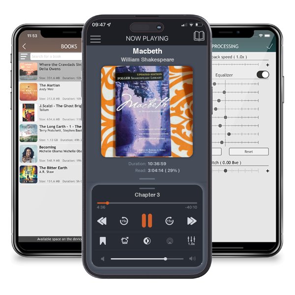 Download fo free audiobook Macbeth by William Shakespeare and listen anywhere on your iOS devices in the ListenBook app.