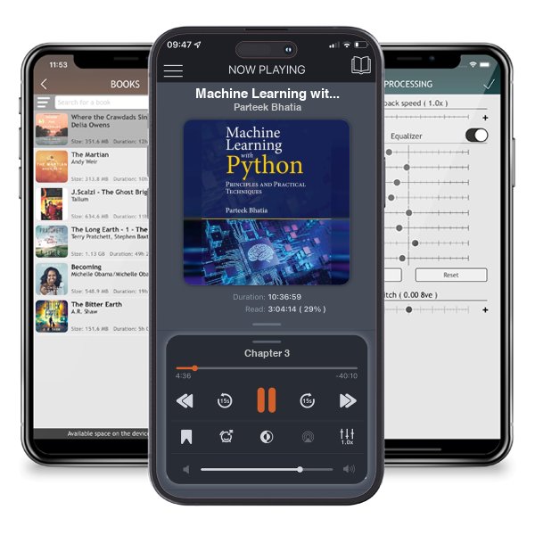 Download fo free audiobook Machine Learning with Python: Principles and Practical Techniques by Parteek Bhatia and listen anywhere on your iOS devices in the ListenBook app.